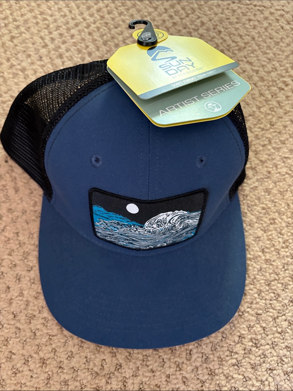 Sunday Afternoons 
Artist Series Patch Trucker Hat ocean waves tsunami